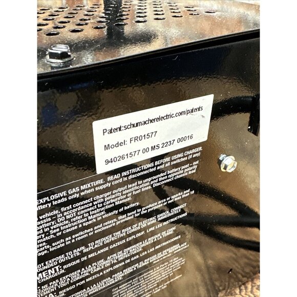 Schumacher FR01577 200A Battery Charger + Maintainer - Engine Started 6V/12V - Picture 5 of 5